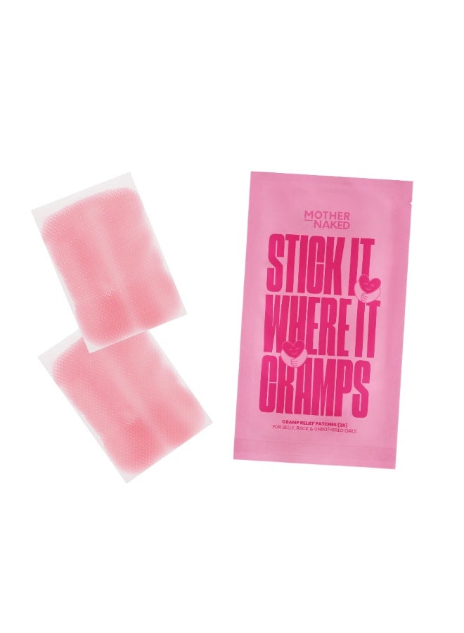 Mother Naked Stick It Where It Cramps | Period Patches | 2x Patches Per Pack | Fast Relief From Cramps | Warming And Cooling Comfort - Image 3